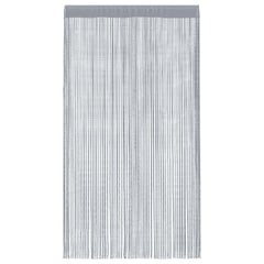 vidaXL String Curtains 2 pcs Light Grey 100x250 cm 4