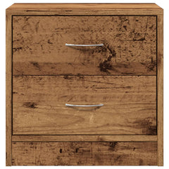 vidaXL Bedside Cabinet Old Wood 40x30x40 cm Engineered Wood 4