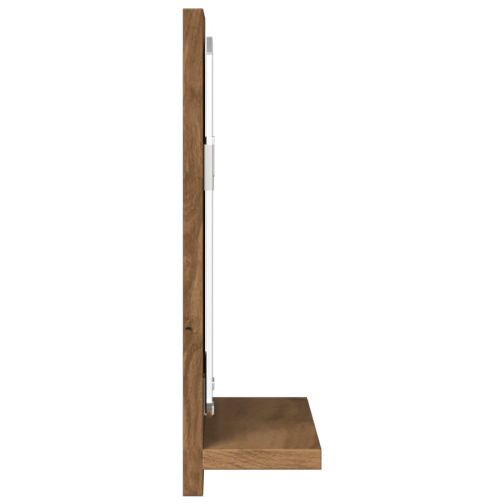 vidaXL Bathroom Mirror Cabinet Artisan Oak 60x11x37 cm Engineered Wood 5