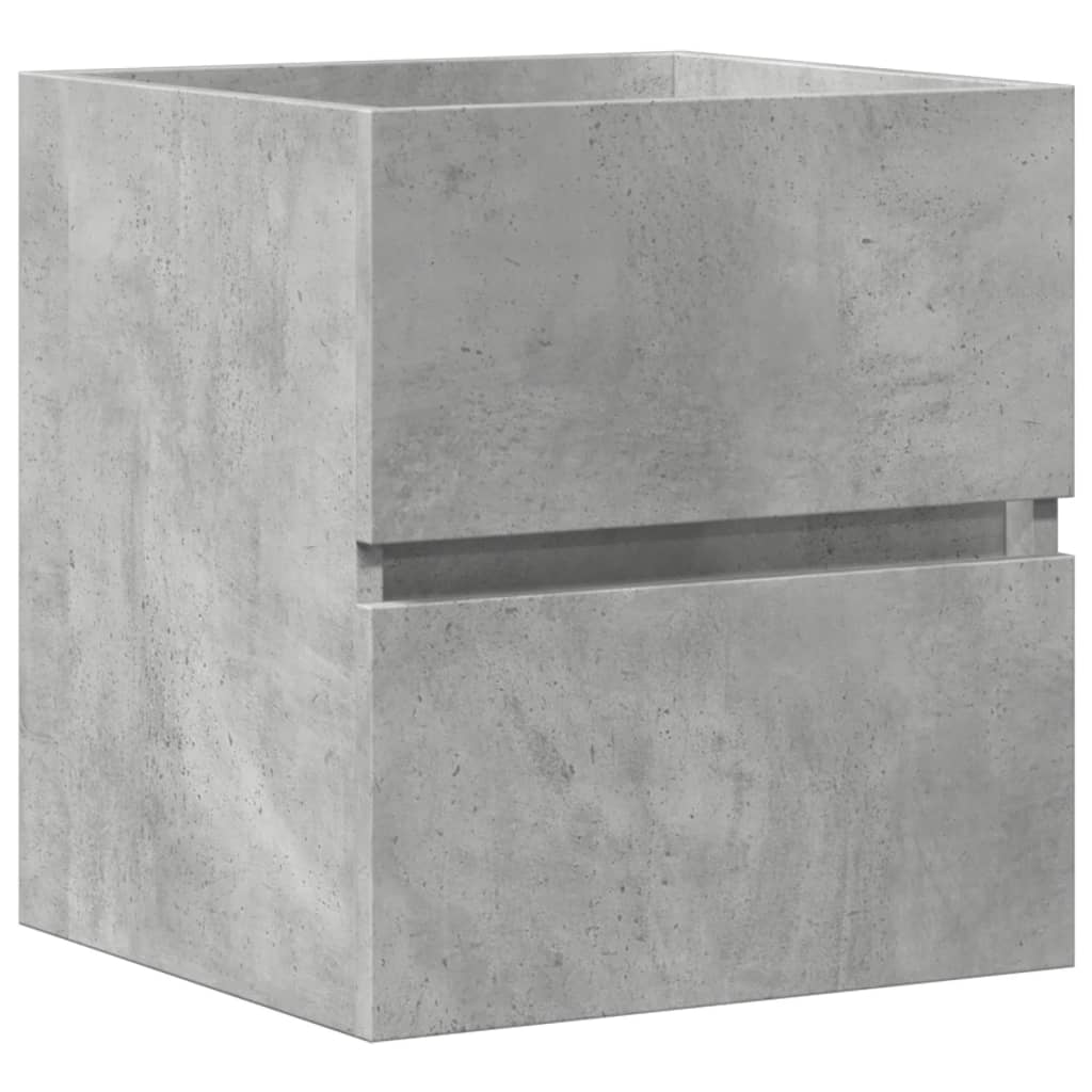 vidaXL Sink Cabinet Concrete Grey 41x38,5x45 cm Engineered Wood 2