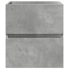 vidaXL Sink Cabinet Concrete Grey 41x38,5x45 cm Engineered Wood 4