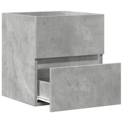 vidaXL Sink Cabinet Concrete Grey 41x38,5x45 cm Engineered Wood 5