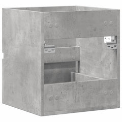 vidaXL Sink Cabinet Concrete Grey 41x38,5x45 cm Engineered Wood 6