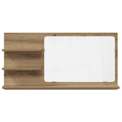vidaXL Bathroom Mirror Cabinet Artisan Oak 90x11x45 cm Engineered Wood 4