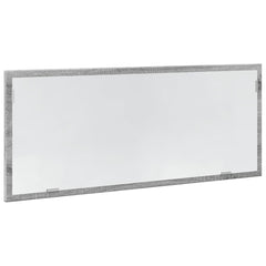 vidaXL LED Bathroom Mirror Grey Sonoma 100x8.5x37 cm Engineered Wood 5