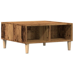 vidaXL Coffee Table Old Wood 60x60x30 cm Engineered Wood 2