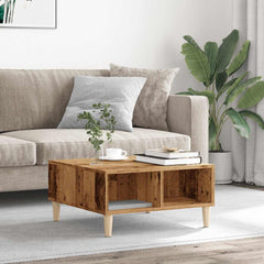 vidaXL Coffee Table Old Wood 60x60x30 cm Engineered Wood 3