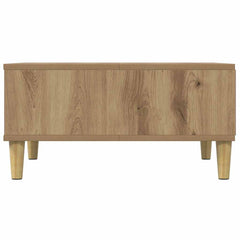 vidaXL Coffee Table Artisan Oak 60x60x30 cm Engineered Wood 5