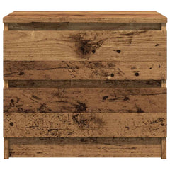 vidaXL Bedside Cabinet Old Wood 50x40x43.5 cm Engineered Wood 4