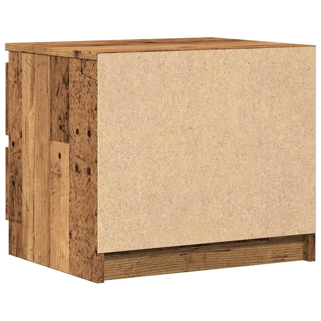 vidaXL Bedside Cabinet Old Wood 50x40x43.5 cm Engineered Wood 6