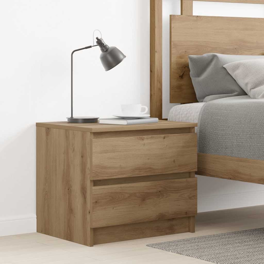 vidaXL Bed Cabinets 50x39x43.5 cm Engineered Wood