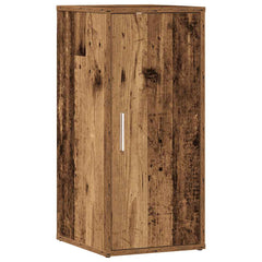 vidaXL Shoe Cabinet Old Wood 32x35x70 cm Engineered Wood 2