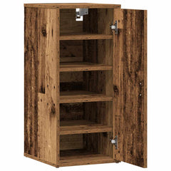 vidaXL Shoe Cabinet Old Wood 32x35x70 cm Engineered Wood 5