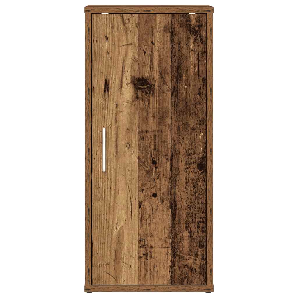 vidaXL Shoe Cabinets 2 pcs Old Wood 32x35x70 cm Engineered Wood 4