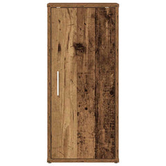 vidaXL Shoe Cabinets 2 pcs Old Wood 32x35x70 cm Engineered Wood 4