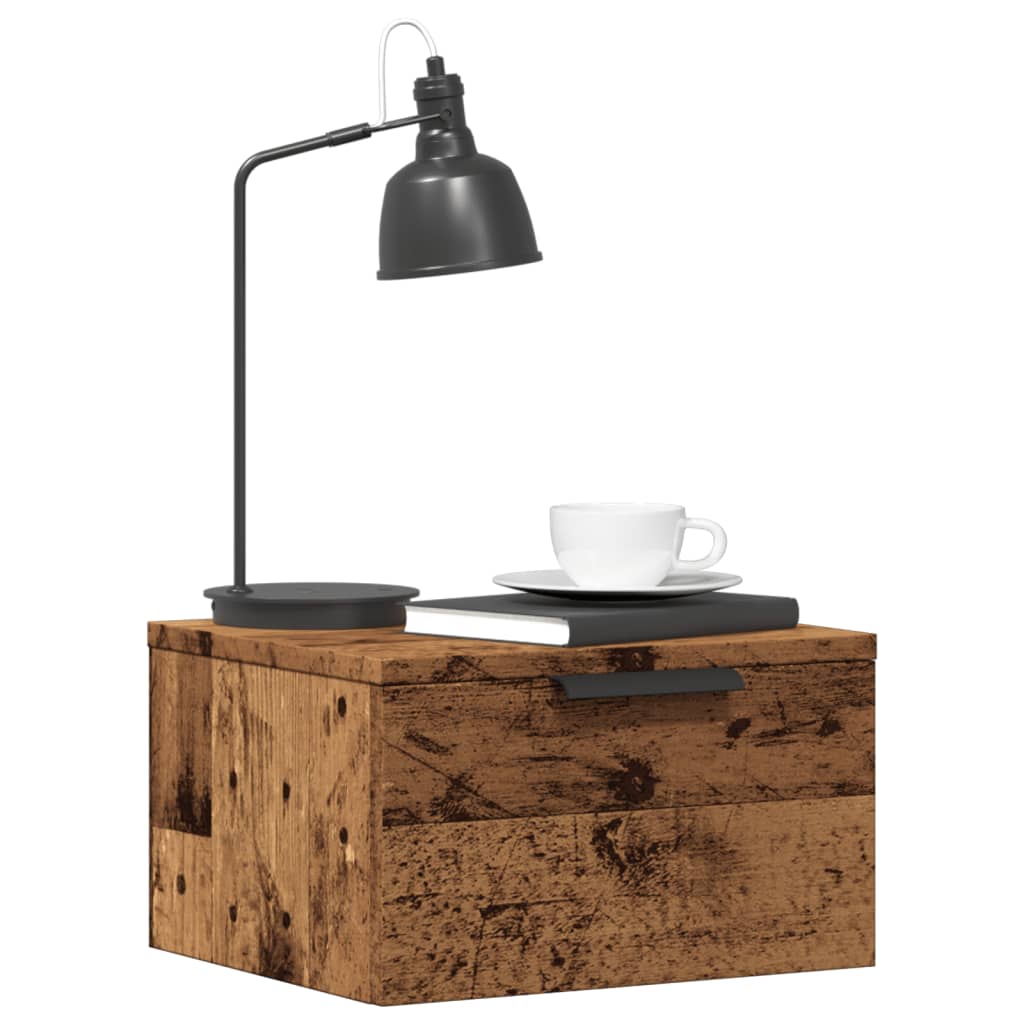 vidaXL Wall-mounted Bedside Cabinets 34x30x20 cm