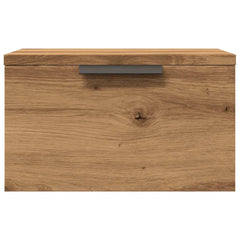 vidaXL Wall-mounted Bedside Cabinets 2 pcs Artisan Oak 34x30x20 cm 4
