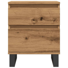 vidaXL Bedside Cabinet Artisan Oak 40x35x50 cm Engineered Wood 4