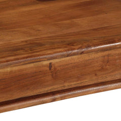vidaXL Dining Table 80x80x77 cm Solid Wood Acacia 6