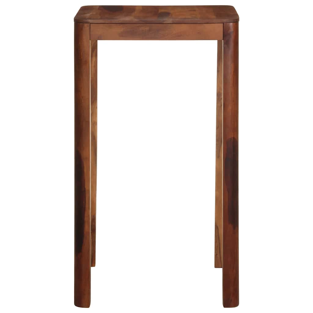 vidaXL Bar Table 60x60x107 cm Solid Wood Acacia 3