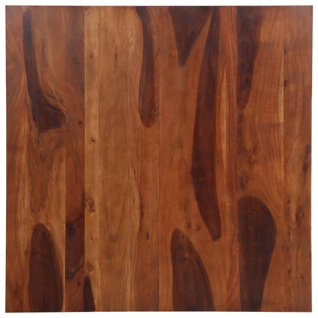 vidaXL Dining Table 120x120x77 cm Solid Wood Acacia 4