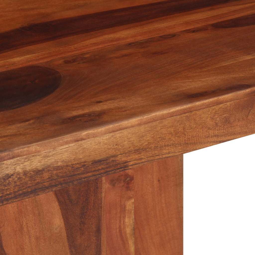 vidaXL Dining Table 120x120x77 cm Solid Wood Acacia 6