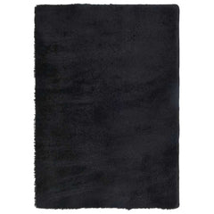 vidaXL Shaggy Rug High Pile NAVARRA Black 120x170 cm Polyester 2