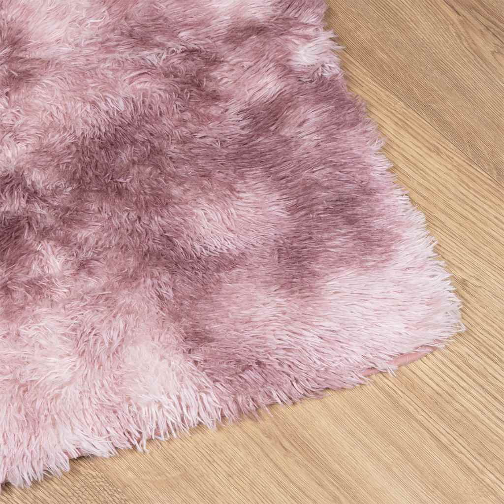 vidaXL Shaggy Rug High Pile NAVARRA Dusty Pink 120x170 cm Polyester 4