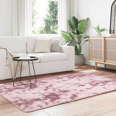 vidaXL Shaggy Rug High Pile NAVARRA Dusty Pink 130x200 cm Polyester 3