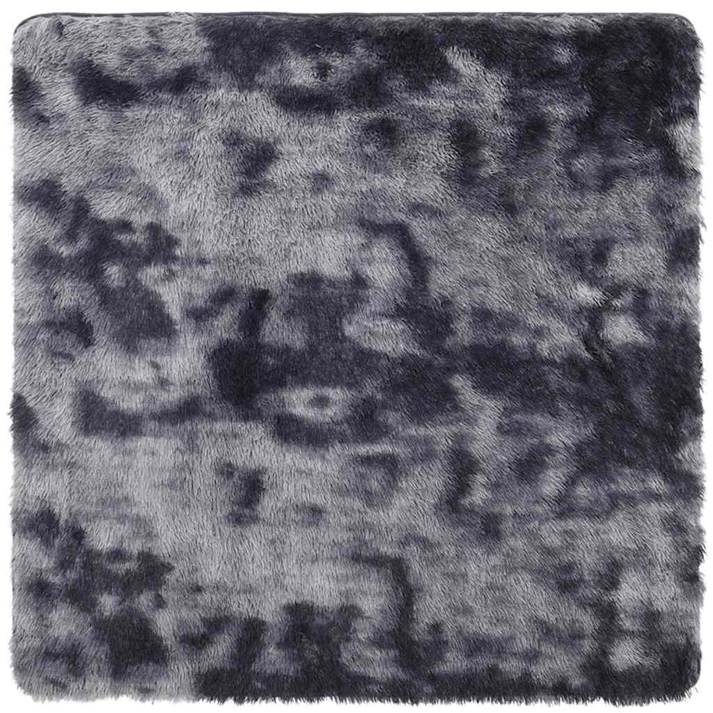 vidaXL Shaggy Rug High Pile NAVARRA Dark Grey 160x160 cm Polyester 2