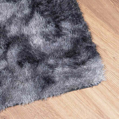vidaXL Shaggy Rug High Pile NAVARRA Dark Grey 160x160 cm Polyester 4