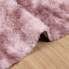vidaXL Shaggy Rug High Pile NAVARRA Dusty Pink 160x160 cm Polyester 5