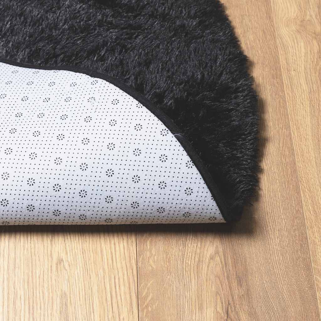 Shaggy Rug High Pile NAVARRA Black, image 6