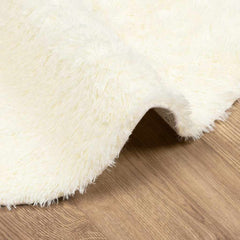 vidaXL Shaggy Rug High Pile NAVARRA Cream 160x160 cm Polyester 5