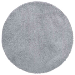 vidaXL Shaggy Rug High Pile NAVARRA Light Grey 160x160 cm Polyester 2