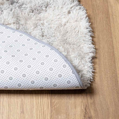 vidaXL Shaggy Rug High Pile NAVARRA Silver Grey 240x240 cm Polyester 6
