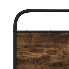 vidaXL Replace Headboard Smoked Oak 120 cm Steel and Engineered Wood 6