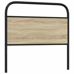 vidaXL Replace Headboard Sonoma Oak 90 cm Steel and Engineered Wood 5
