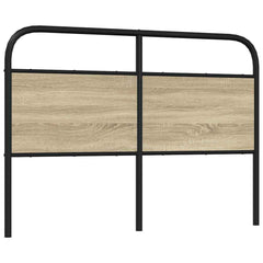 vidaXL Replace Headboard Sonoma Oak 120 cm Steel and Engineered Wood 5