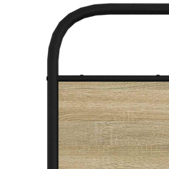 vidaXL Replace Headboard Sonoma Oak 120 cm Steel and Engineered Wood 6