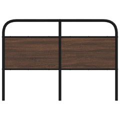 vidaXL Replace Headboard Brown Oak 135 cm Steel and Engineered Wood 3