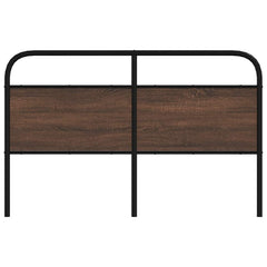 vidaXL Replace Headboard Brown Oak 150 cm Steel and Engineered Wood 3