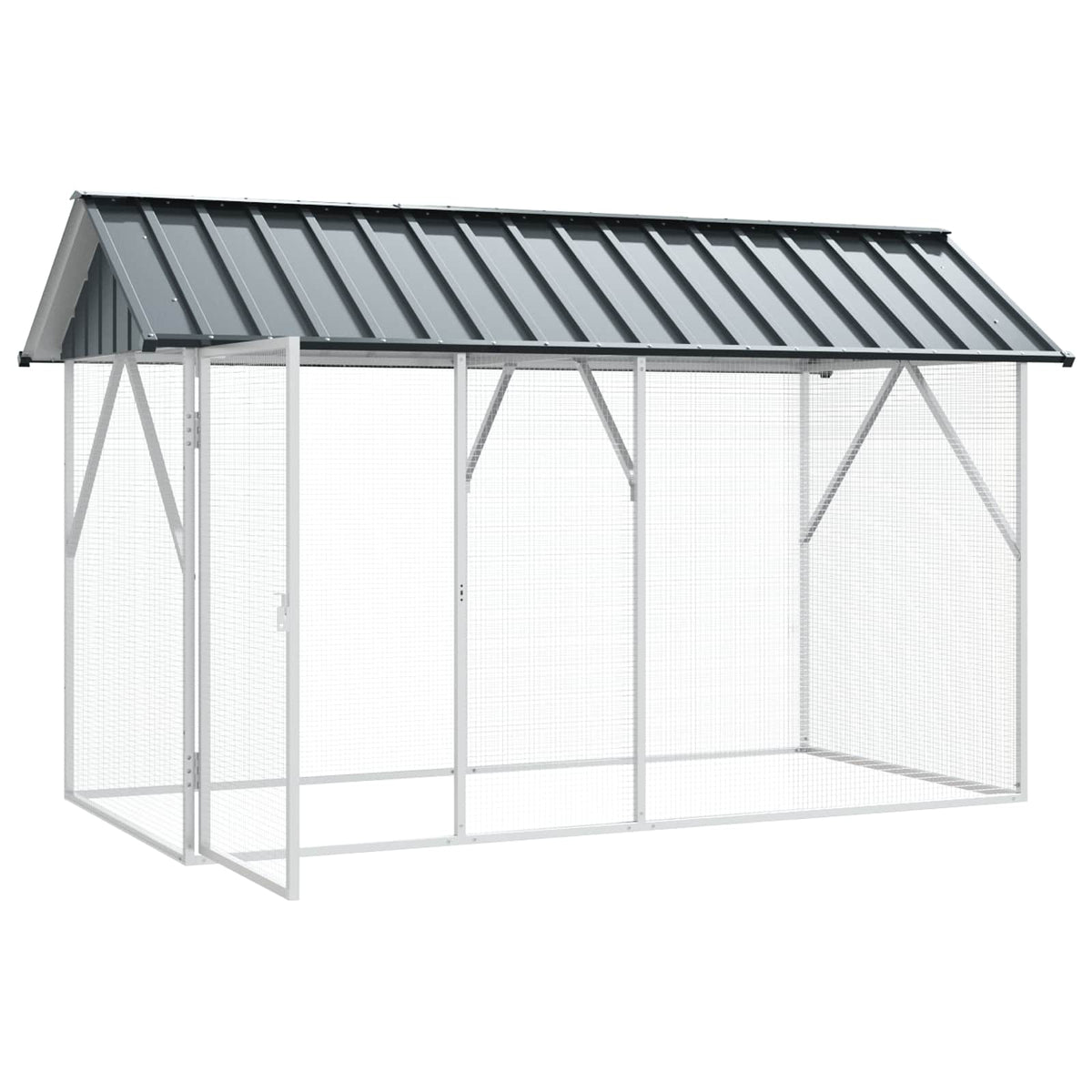 Bird Cage Anthracite 215 x 208 x 247 cm 112 cm 141 cm