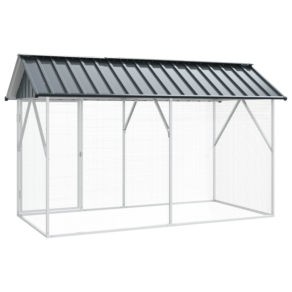Bird Cage Anthracite 215 x 208 x 247 cm 112 cm 141 cm