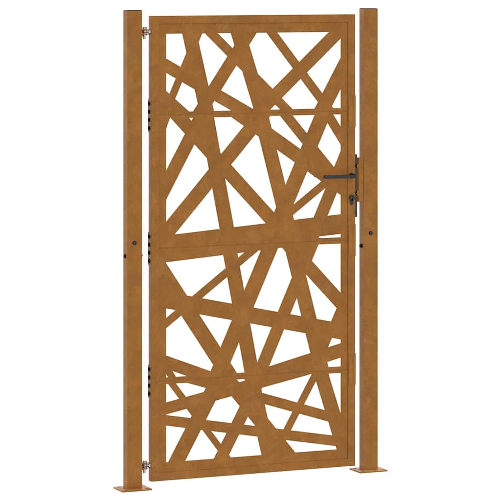 Garden Gate Weathering Steel Weathering steel/brown 100 x 175 cm Light design