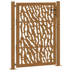 Garden Gate Weathering Steel Weathering steel/brown 100 x 125 cm Trace design