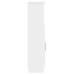 vidaXL Bathroom Cabinet with Roll Holder White 20.5x22x90 cm 6