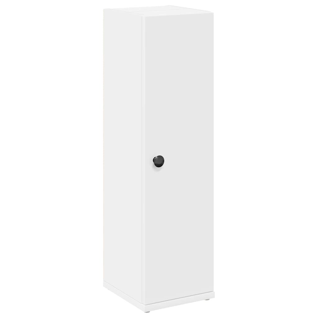 vidaXL Bathroom Cabinet with Roll Holder White 20.5x22x72 cm 2