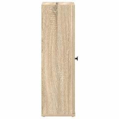 vidaXL Bathroom Cabinet with Roll Holder Sonoma Oak 20.5x22x72 cm 6