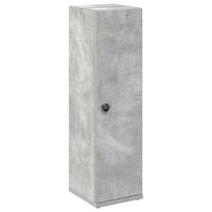 vidaXL Bathroom Cabinet with Roll Holder Concrete Grey 20.5x22x72 cm 2